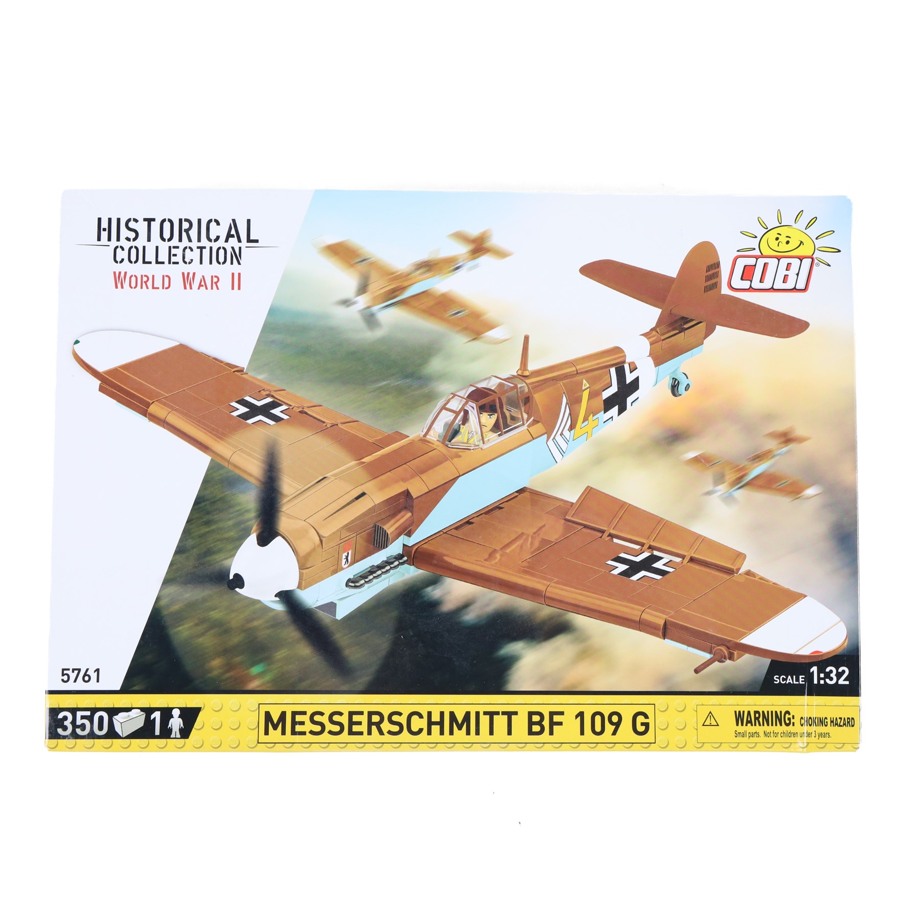 Six Cobi Bricks 1:32 and 1:35 scale Historical Collection World War II and Great War model sets, comprising no. 2996 Fokker Dr.1 'Red Baron', no. 2266 Citroen Traction 11CV BL, no. 2261 De Gaulles Horch830BL, no. 5761 Messerschmitt BF 109 G, no.5742 PZL P.11c and no. 5760 Macchi C.202 'Folgore', all boxed