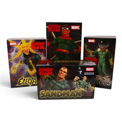 Four Diamond Select Toys Marvel Sinister Six figures, Mysterio, Doctor Octopus, Sandman an...