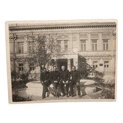 Russian Red Army; eight photographs of soldiers