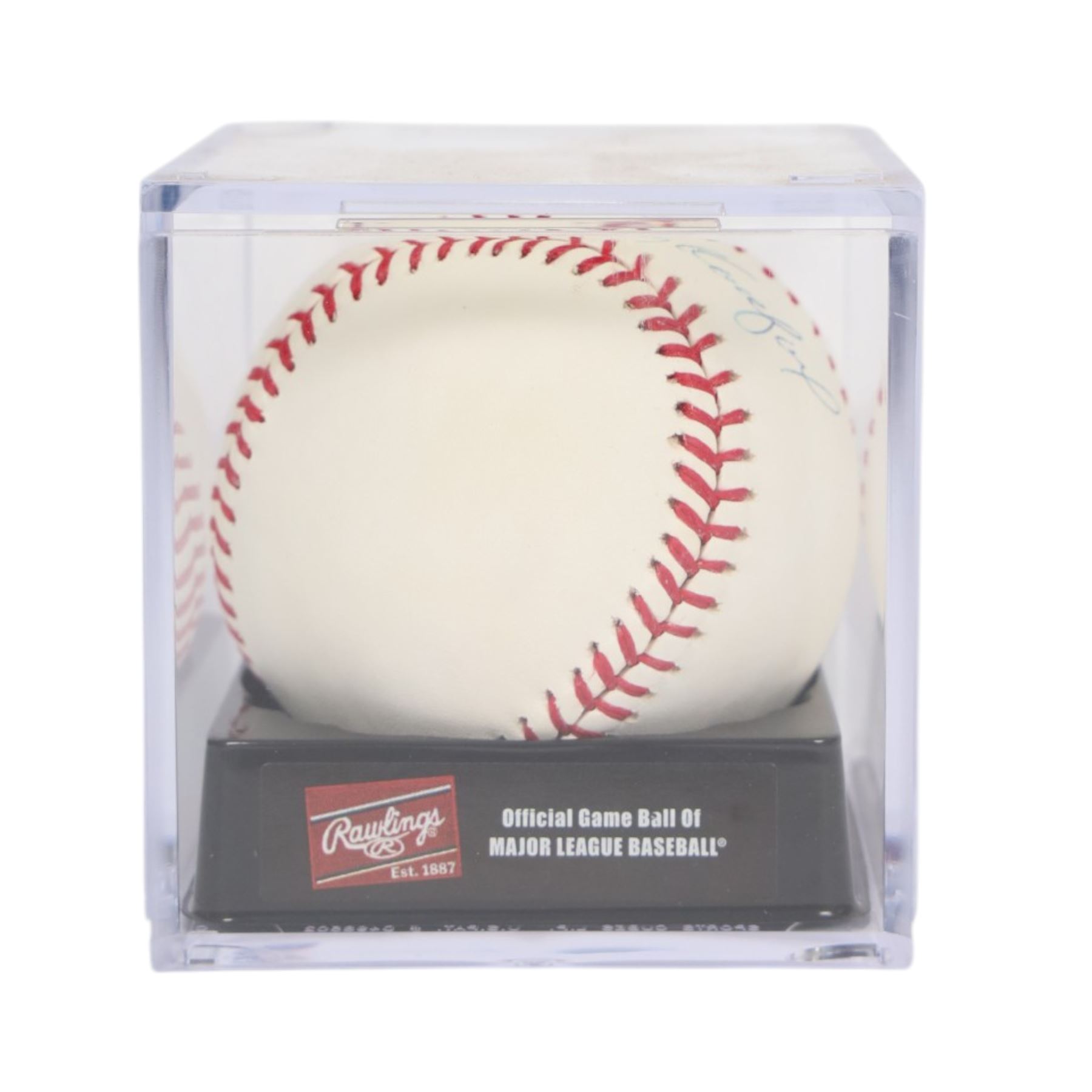 Signed Sandy Koufax Rawlings baseball, contained within an acrylic display box, with certificate of authenticity