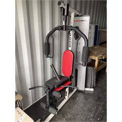 Weider pro 4000 multi gym with accessories  - THIS LOT IS TO BE COLLECTED BY APPOINTMENT FROM DUGGLEBY STORAGE, GREAT HILL, EASTFIELD, SCARBOROUGH, YO11 3TX