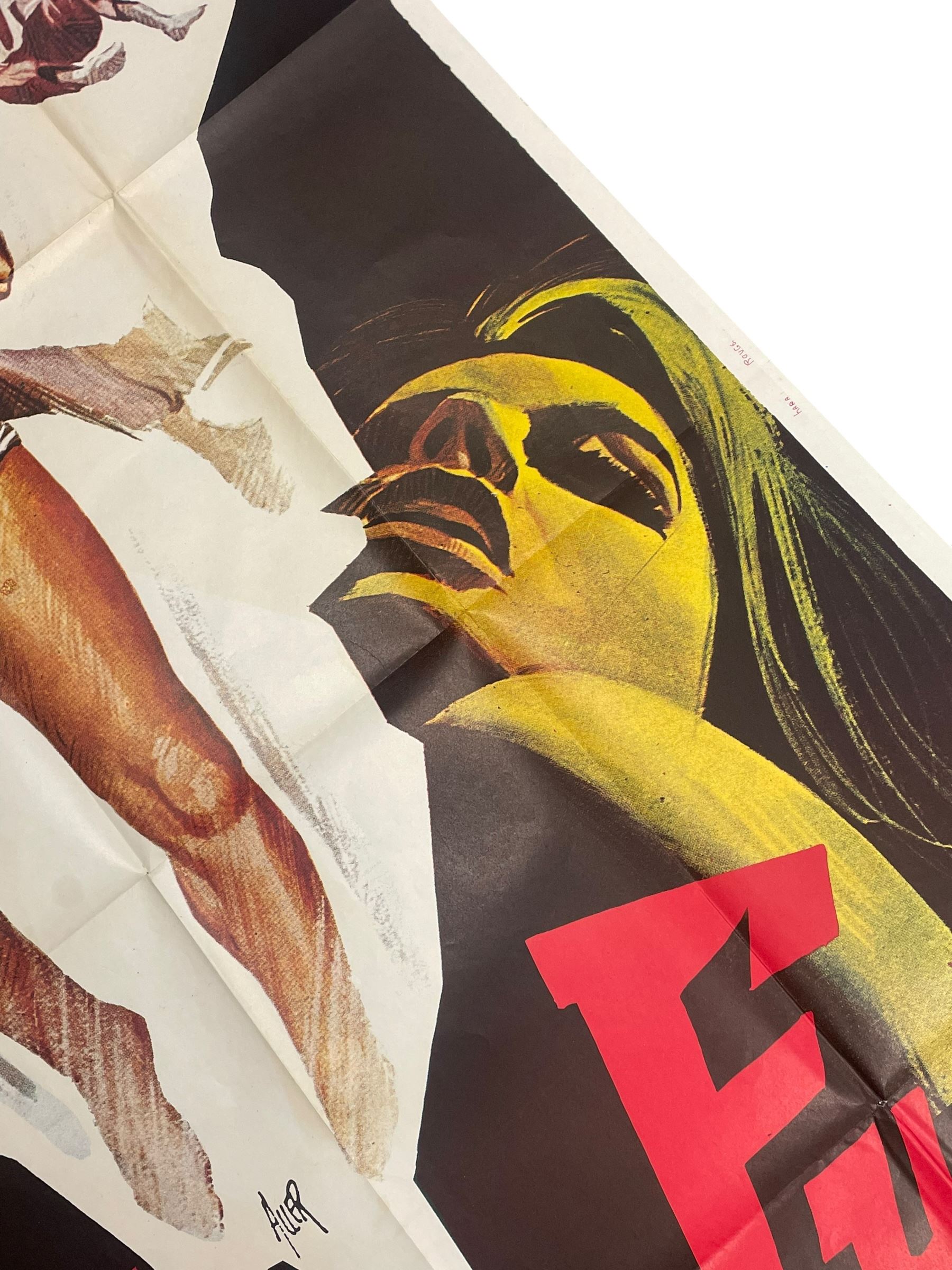 'Kung-Fu Hara Kiri' film poster 160cm x 109cm