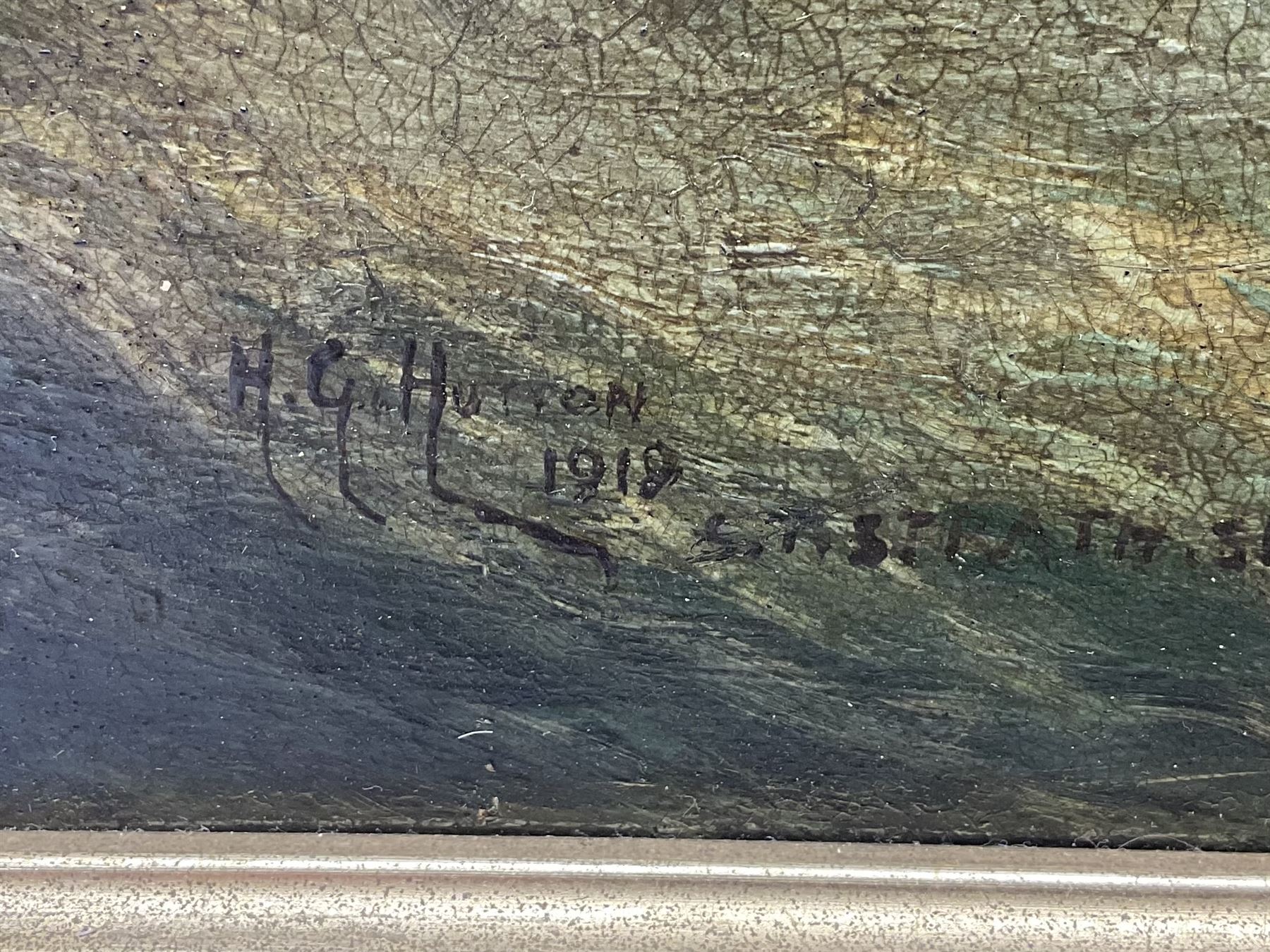 H G Hutton Scarborough 19th 20th Century Ship s Portrait Aberdeen 