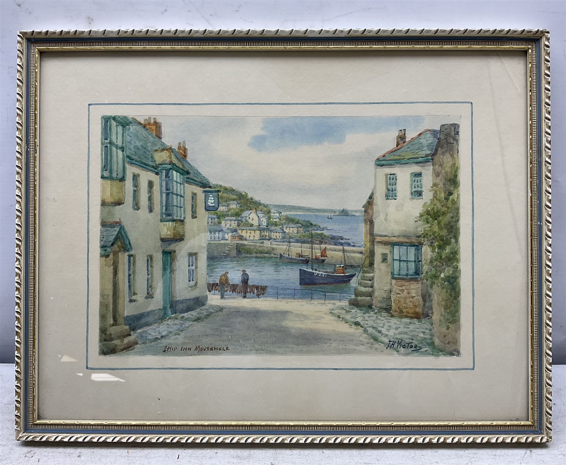 Thomas Herbert Victor (British 1894-1980): 'Mousehole', set of three watercolours signed and individually titled 18cm x 26cm (3)