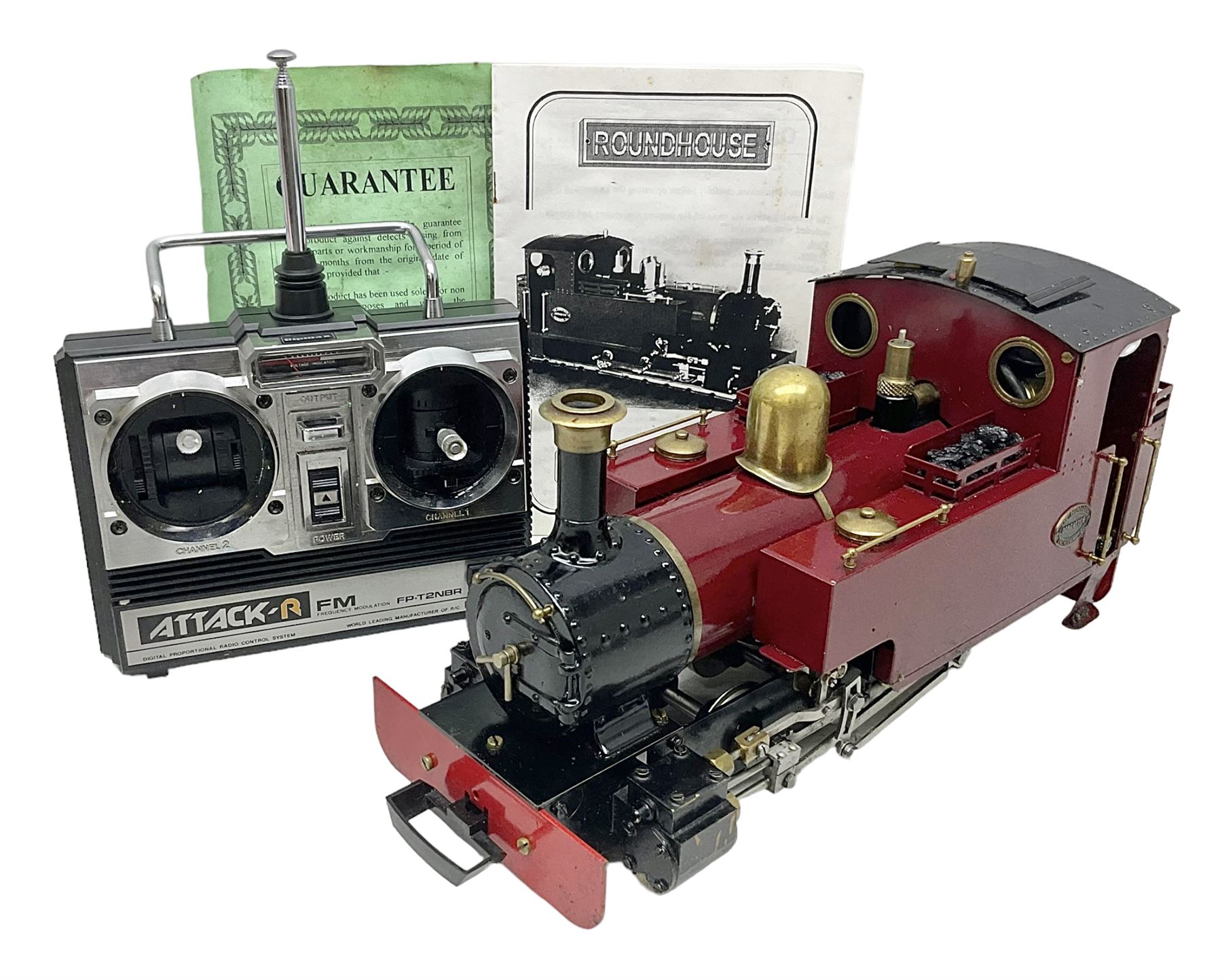 Roundhouse G scale gauge 1 0 6 0 live steam tank locomotive