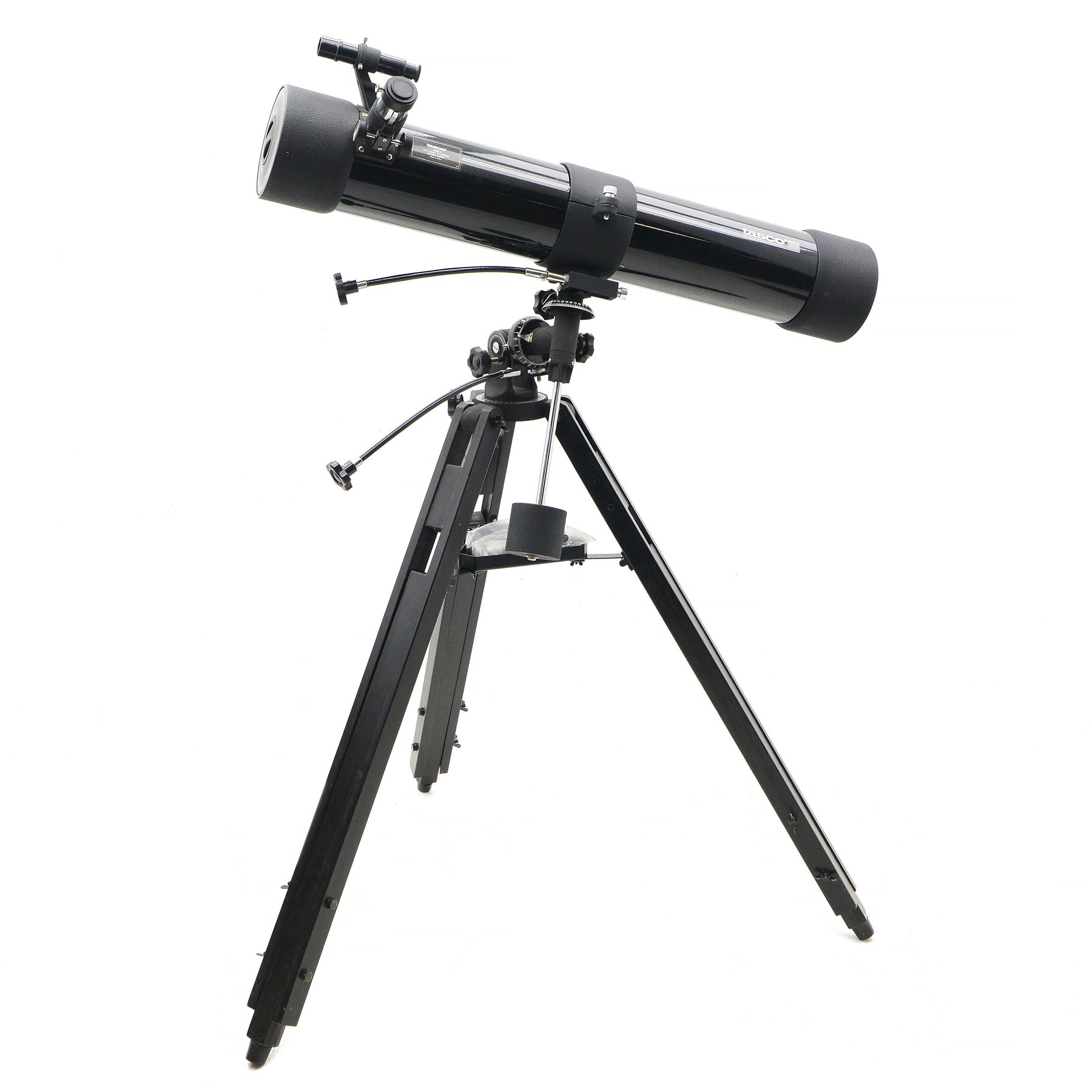 Tasco reflector telescope, model no. 302012, with equatorial mount
