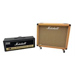 Marshall JCM 2000 dual super lead guitar amplifier head and a Marshall 1936 lead 2x12 speaker cabinet (2)
