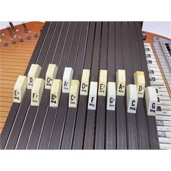 Oscar Schmidt Autoharp L60cm; cased; another uncased; and a Zimmerman Autoharp (3)