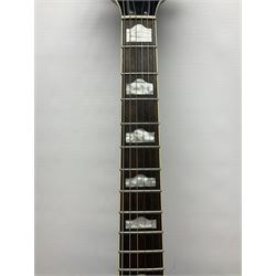 Gretsch G2420/ABB semi-acoustic guitar with three-tone sunburst finish, serial no.IS191201597, L107cm overall; in original hard carrying case dated 2019.