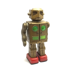  Japanese battery operated tin-plate robot, probably by Horikawa, H28cm, unboxed