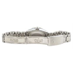 Rolex Air-King Precision gentleman's stainless steel automatic wristwatch, Ref. 5500, serial No. 2275678, silvered dial with baton hour markers, on Rolex Oyster stainless steel bracelet, with fold-over clasp, boxed