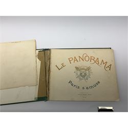 Le Panorama Paris s'amuse. Nd late 19th/early 20th century. Series of photographic illustrations by Reutlinger etc; and Badawy Alexander: A History of Egyptian Architecture. 1954. (2)