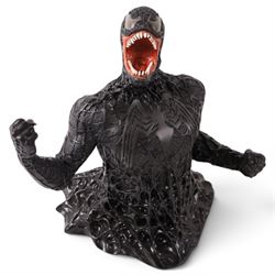 Six Spider-Man busts, comprising Diamond Select Toys limited edition Spider-Man 3 exclusive pre-production bust, Gentle Giant 2011 Premier Guild Exclusive Black Costume Spider-Man, Diamond Select Toys Venom, ARTFX Snap Fit pre-painted model kit, all boxed, Peter Parker The Amazing Spider-Man mini bust and Marvel black costume paperweight