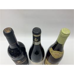 Mixed wine, comprising Araldica Barbaresco 2013, Corsini, 75cl 14% vol, Marques De Murrieta 2007 Gran Reserva Rioja 75cl 14% vol and Domaine Michelot 1992 Meursault 750ml 13% vol (3)