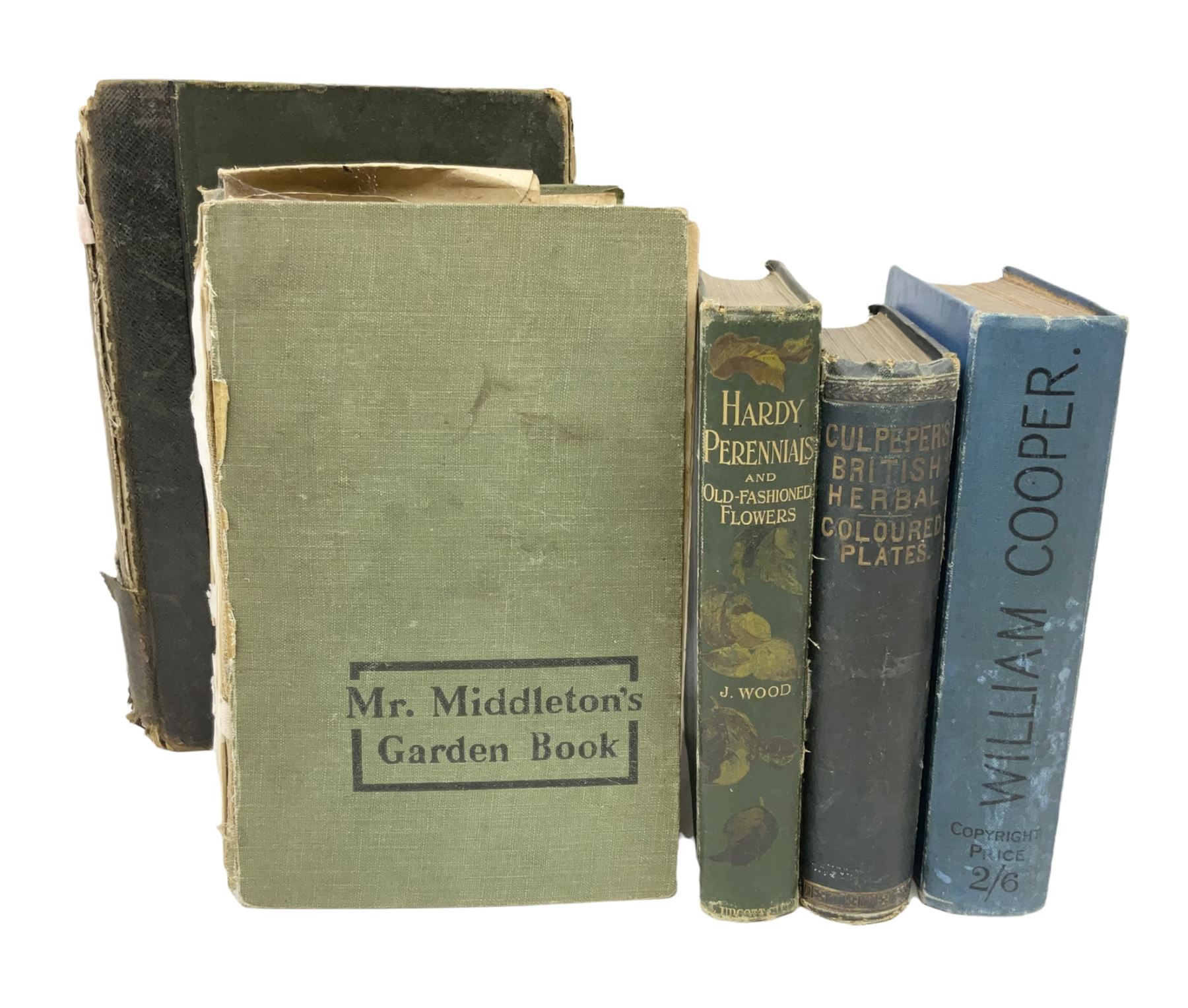 Culpeper's British Herbal and Family Physician with hand-coloured herbal bookplates, together with The Gardeners and Poultry Keepers Guide and Illustrated Catalogue of Goods Manufactured and Supplied by William Cooper,  Mr Middleton's Garden Book etc