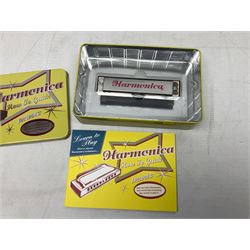 Bagpipes of Caledonia Piping Chanter Kit; Dubreq Stylophone - Pocket Electronic Organ; and Robert Frederick Harmonica; all boxed with instructions (3)