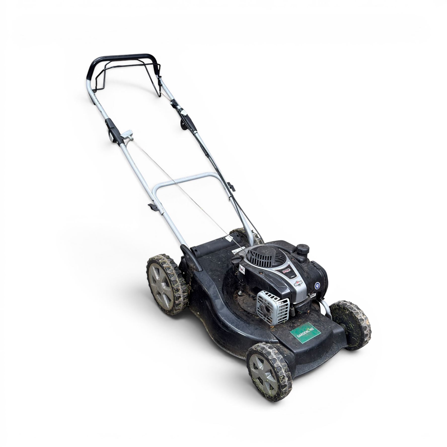GardenLine petrol rotary lawnmower, Briggs & Stratton 550E engine, no grass box
