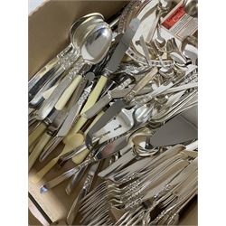 Large collection of Community cutlery South Seas pattern, together with carving set and other cutlery 