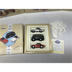 Corgi - three limited edition Classic Commercials nos.97891, 97892 and 97893; Classic Sports Cars no.97695; five various Eddie Stobart vehicles nos.11601, 97369, 11001, 31701 and 19306; and Classics Bedford O Series Pantechnicon; all boxed (10)