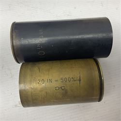 Selection of Brass Camera Lenses, to include Ross London lens 8 1/2 x 6 1/2, Beck Symmetrical lens, etc together with lens holders 