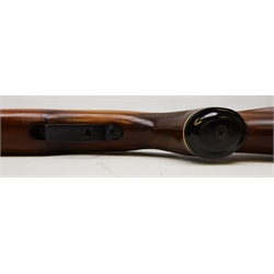 Weihrauch under lever air rifle,.22cal with shaped stock, HW77, 1014126 fitted with Leslie Hewett 4x40 wide angle waterproof scope  