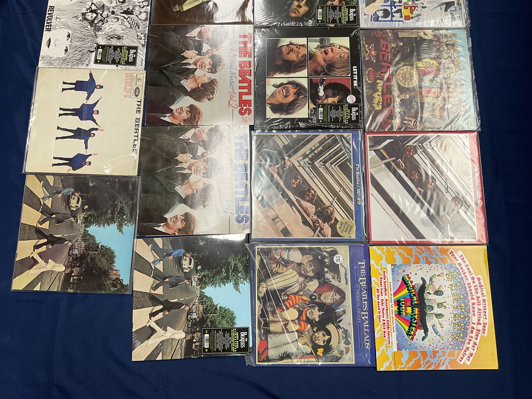 The Beatles vinyl LPs including 'Past Masters', 'Sgt Peppers Lonely Hearts Club Band', 'Rubber Soul', 'Let It Be', 'Yellow Submarine Songtrack' etc (23)