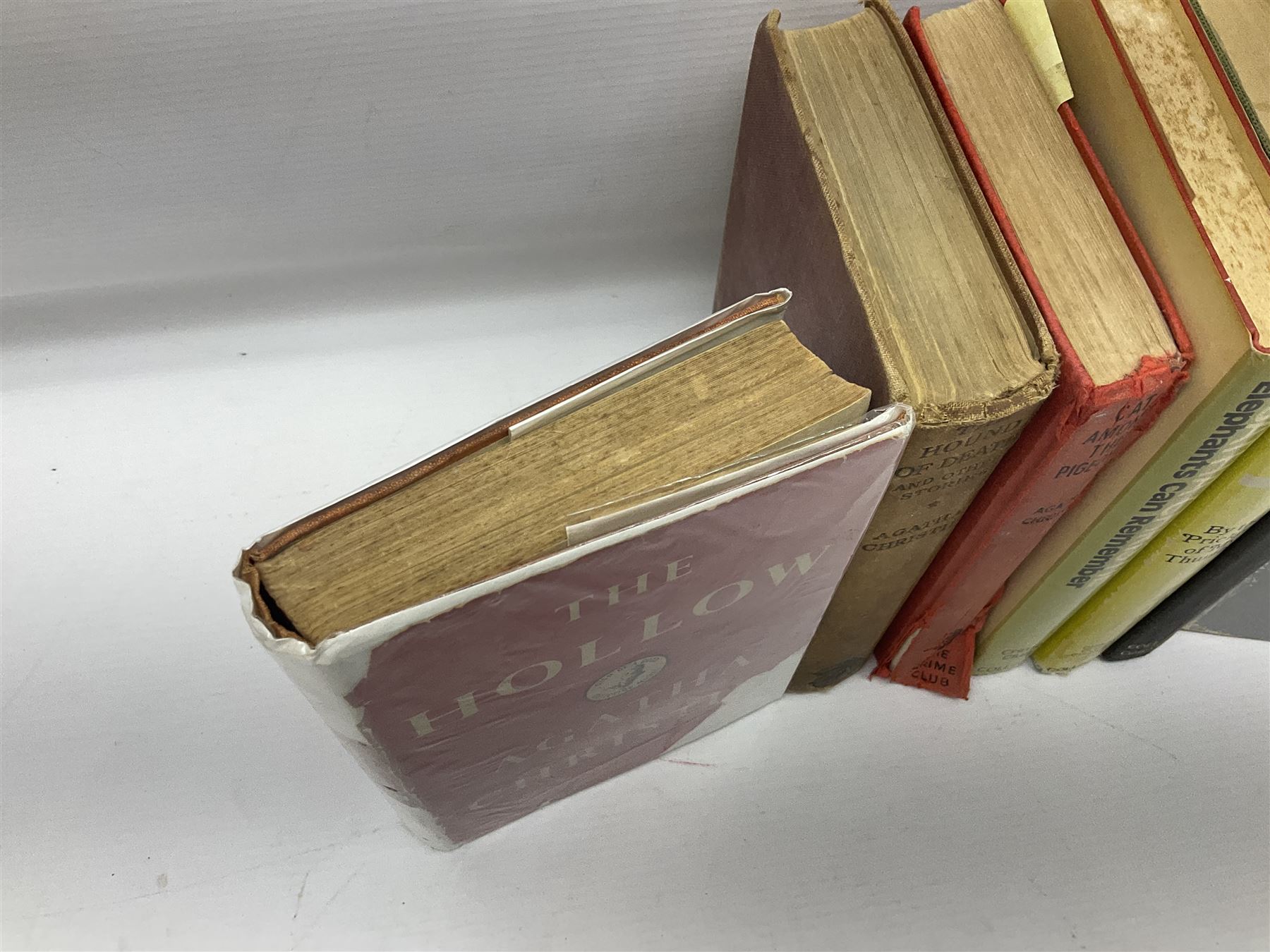 Six Collins Crime Club Agatha Christie novels, including Elephants can Remember, Nemesis, Sleeping Murder, etc together with Agatha Christie; The Hound of Death Odhams Press, all first editions 