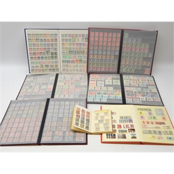  Collection of German stamps in seven stockbooks including German States, Third Reich, American Zone, Federal Republic, mint and used, duplication showing various postmarks etc  