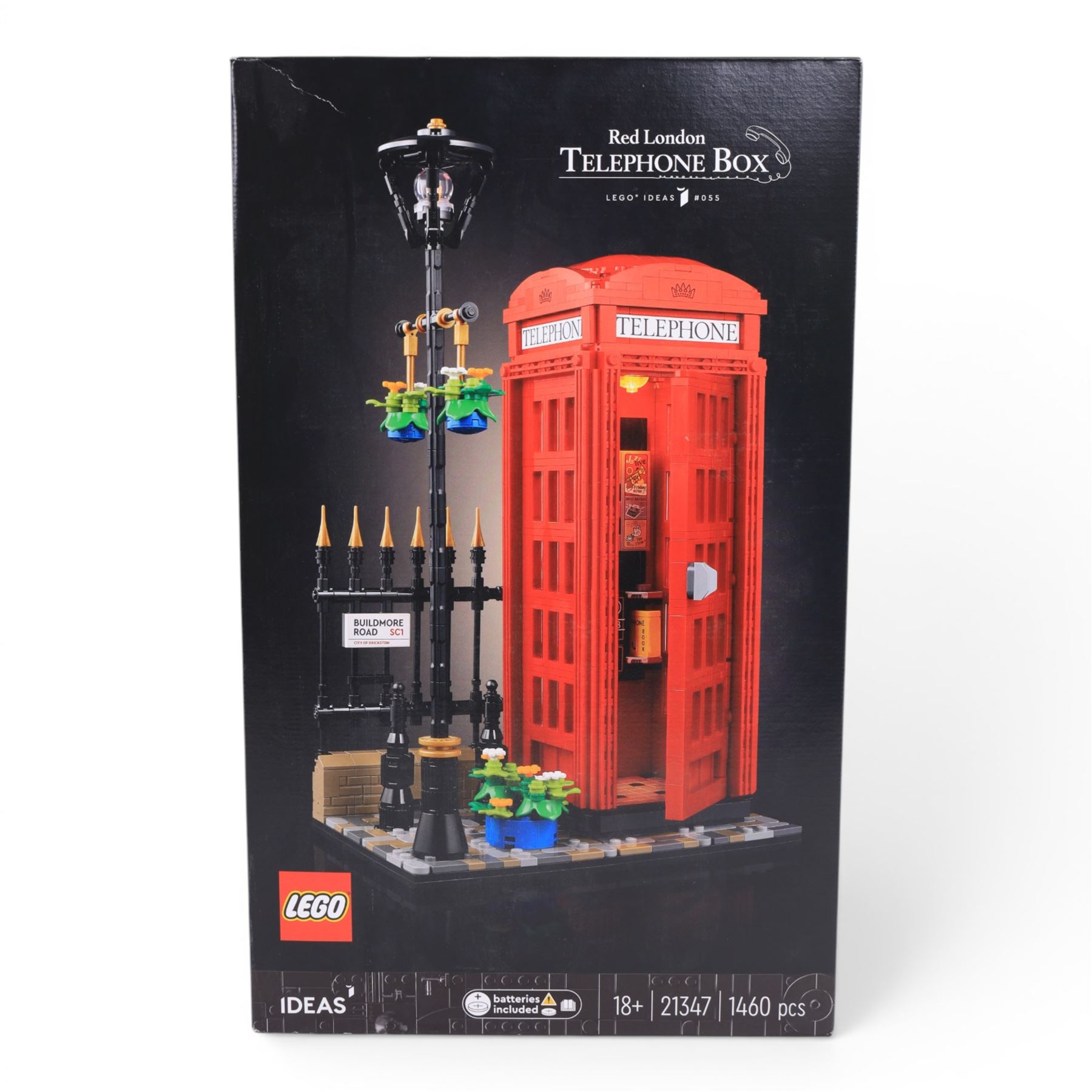 Lego Ideas #55 Red London Telephone Box no. 21347, in sealed box