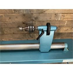 Draper WTL12 wood lathe and a collection of turning chisels 