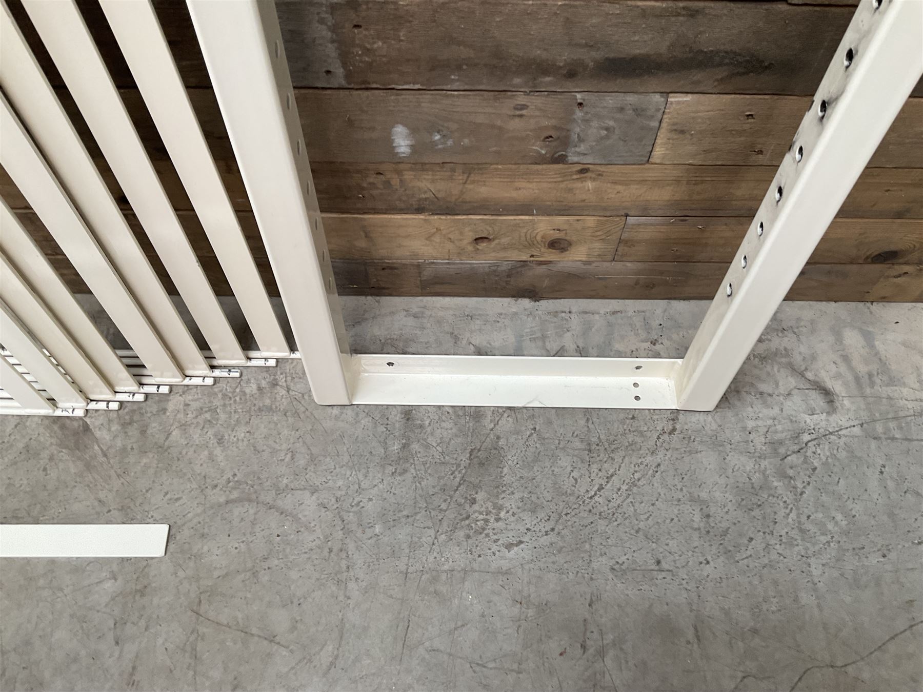 Commercial wall hanging rug display rack