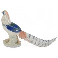 Eleven Royal Copenhagen figures, including Thumbelina, Jack The Dullard, Lady Amherst's Pheasant no. 1881 etc