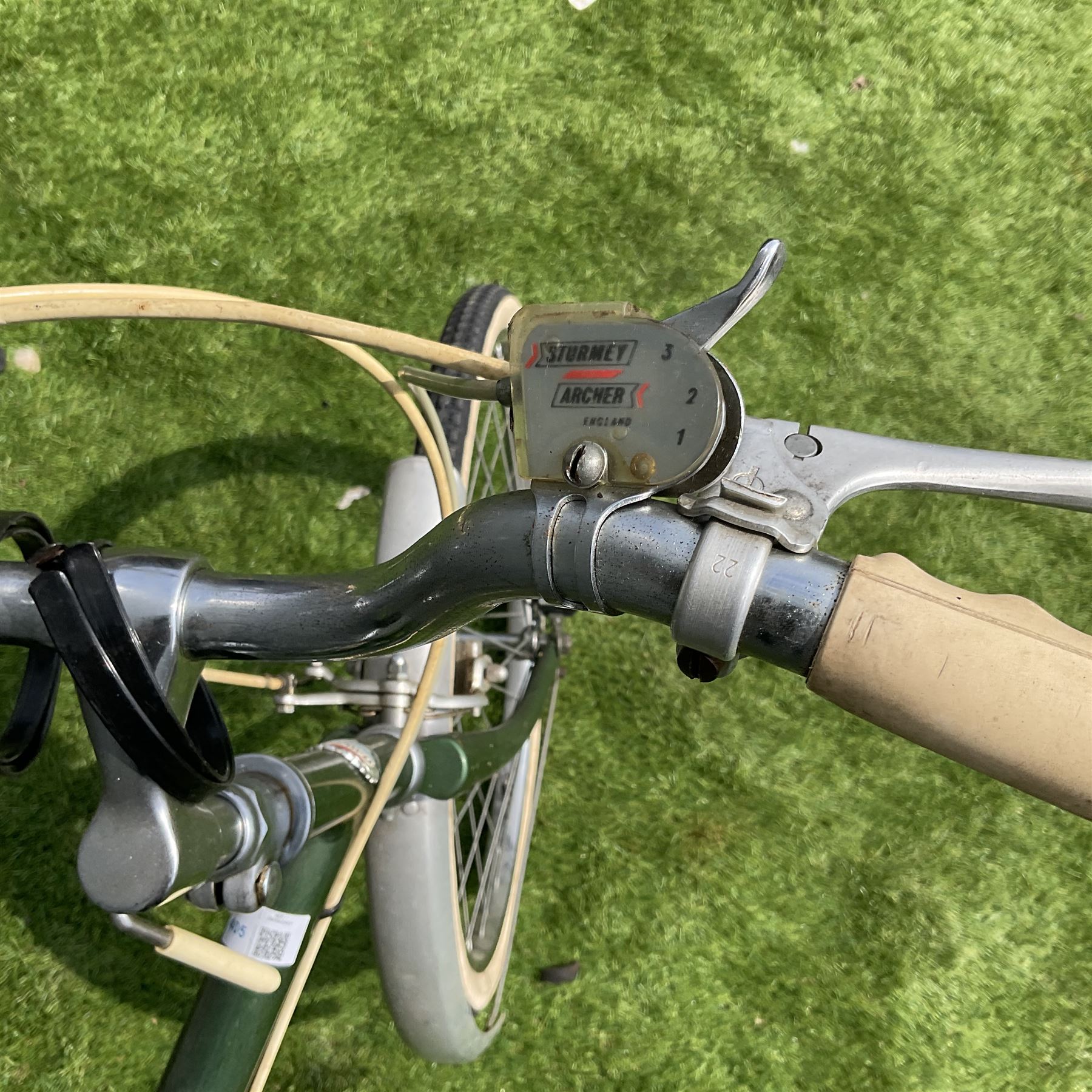 Dawes England vintage three speed folding bicycle together with Royal Enfield bicycle frame  - THIS LOT IS TO BE COLLECTED BY APPOINTMENT FROM DUGGLEBY STORAGE, GREAT HILL, EASTFIELD, SCARBOROUGH, YO11 3TX