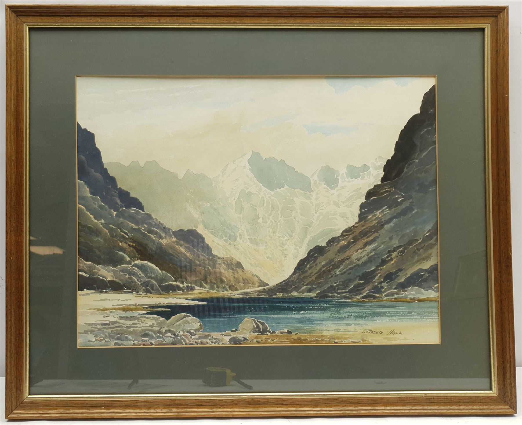 E Grieg Hall (British 20th century): Lake District Landscape, watercolour signed 37cm x 49cm