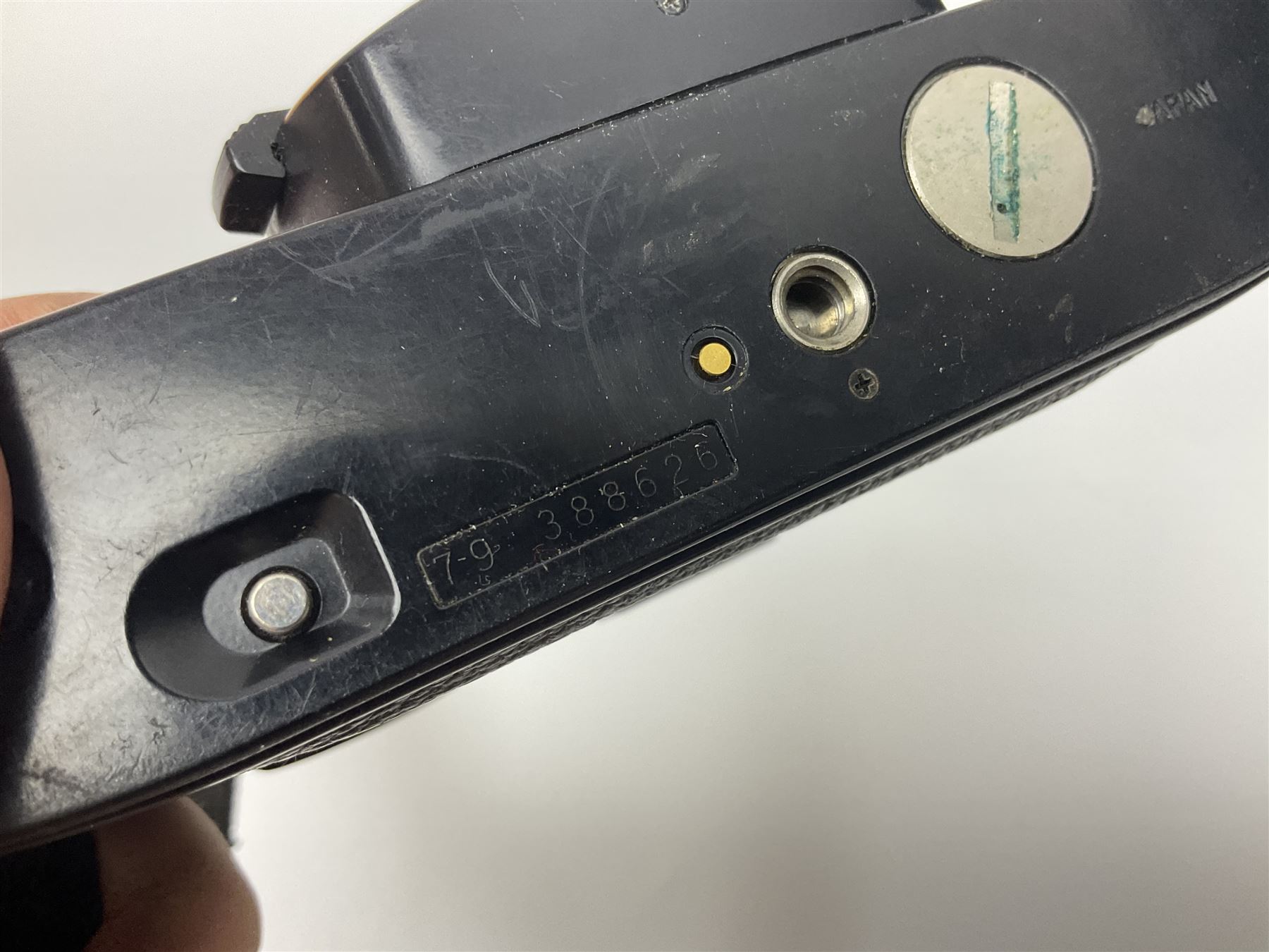 Four camera bodies, to include, Ricoh KR-10 serial no. 38826, Pentax MZ-M serial no. 4185969 with 'SMC Pentax- M 1:3.5 28mm' lens, Canon EOS500 serial no. 080927, with 'Sigma Zoom 100-300mm 1:4.5-6.7 DL'  lens etc, with other camera lenses and equipment 