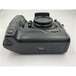 Nikon F4E camera body, serial no. 2288428, with Nikon MB23 battery pack
