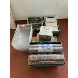 Three serviette dispensers, Casio cash register, Esposnow 80mm thermal printer, plastic bags and six plastic trays - THIS LOT IS TO BE COLLECTED BY APPOINTMENT FROM DUGGLEBY STORAGE, GREAT HILL, EASTFIELD, SCARBOROUGH, YO11 3TX