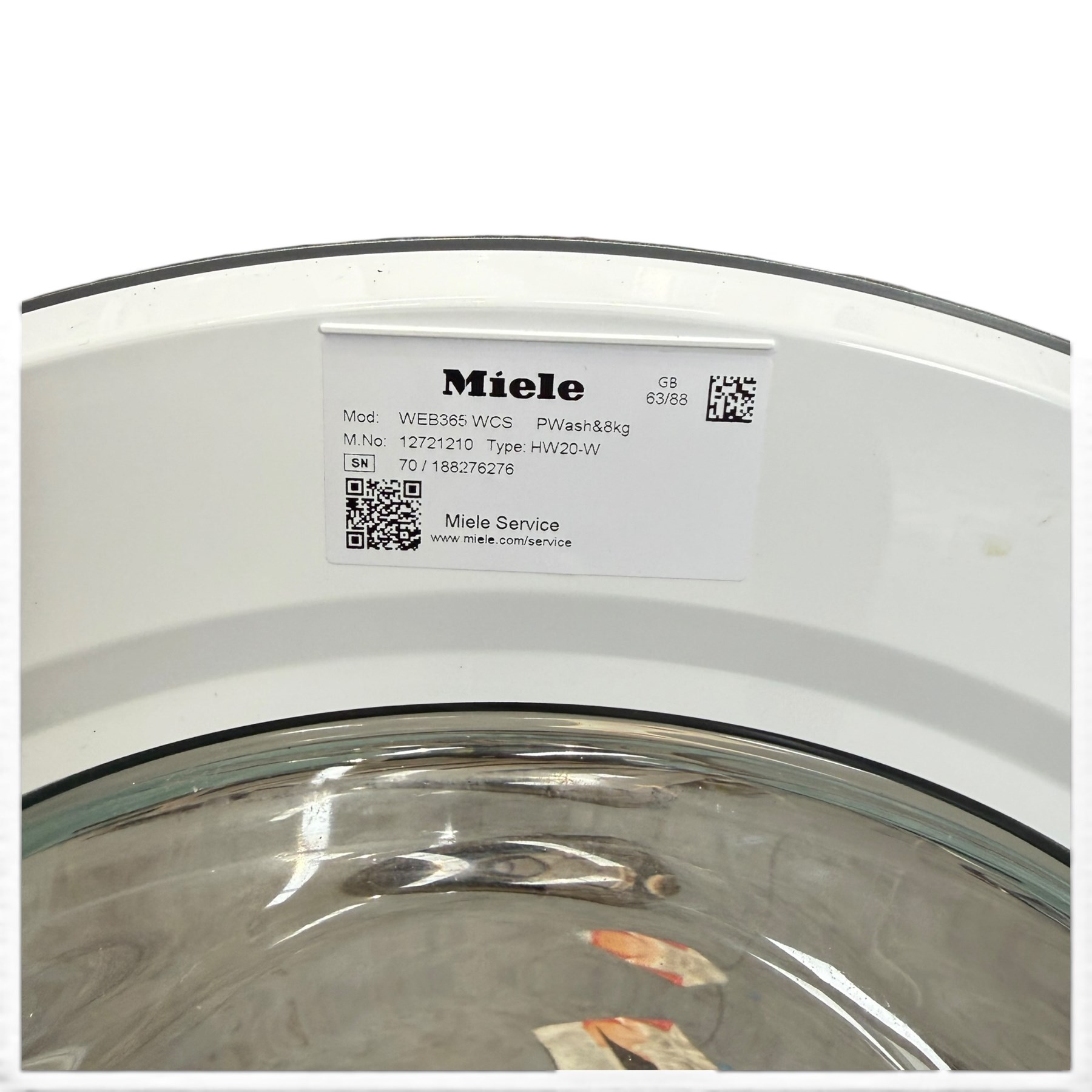 Miele - W1 Excellence PowerWash & 8kg washing machine