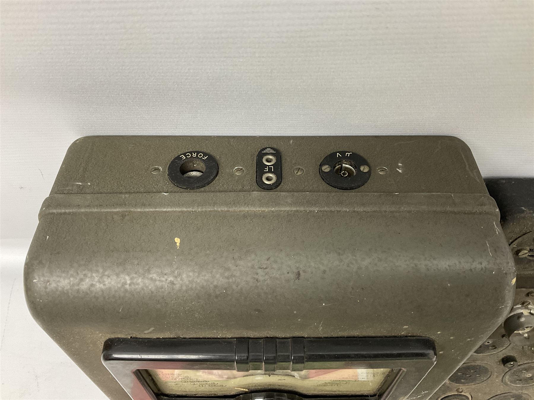 AVO valve tester, British Patent 480752 by the Automatic Coil Winder & Electrical Equipment Co Ltd, together with 16-type plug board with connecting lead, AVO wide range signal generator with original instruction manural and AVO multimeters mk2 and mk4 etc