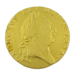 King George III 1788 gold Spade Guinea coin