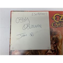 Ozzy Osbourne Shot in the Dark single, Rush World Tour magazine etc 