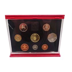 The Royal Mint United Kingdom 1994 proof coin collection, 1994 and 1996 silver proof one pound coins, all cased with certificates, 'From Old Pennies to Decimal Pence' coin set in card folder, etc.
