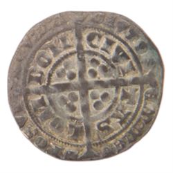 Edward III Pre-Treaty period silver groat coin