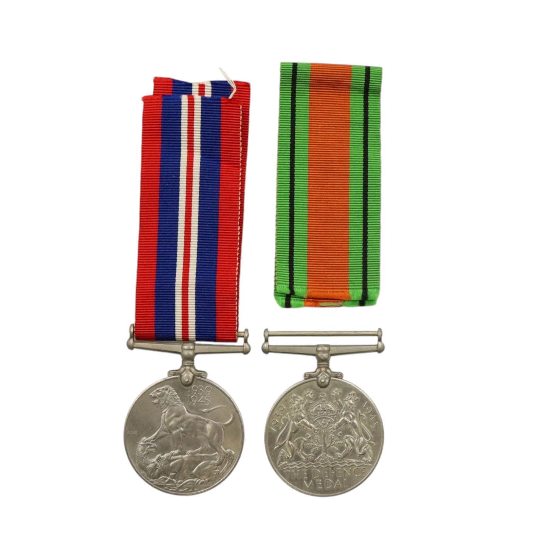 WWII British medals, comprising War medal, Defence medal, 1939-1945 Star, Burma Star, France and Germany Star, Italy Star and Africa Star 1st Army