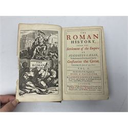 Jules Michelet (French 1798-1874): The Insect, with illustrations by Giacomelli, pub. T. Nelson and Sons, Paternoster Row, Edinburgh and New York, 1875, together with Edward Callow: The Phynodderree and Other Legends of the Isle of Man, with illustrations by W.J. Watson, pub. J. Dean and Son, Fleet Street, E.C, George Dodd: Metals British Manufactures, pub. Charles Knight and Co, Ludgate Street, 1845, WWI Imperial Army Series Musketry, pub. John Murray, Albermarle Street, 1915, Laurence Echard (1670–1730): The Roman History From the Settlement of the Empire by Augustus Caesar, To The Removal of the Imperial Seat by Constantine the Great Containing the Space of 355 years, vol. 2, printed by T.H. for M. Gillyflower, J. Tonson in Fleet Street, H. Bonwick in St. Paul's Church-yard and R. Parker in Cornhill, 1698, bound in leather (5)