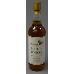  Greencore Malt Scotch Whisky, aged 10 years, 70cl, 40%vol, 1 btle, ltd .ed   