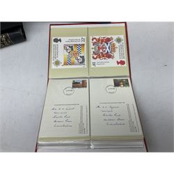 Stamps and ephemeral items, including used Great British, St Helena, Cyprus, New Zealand, Jamaica, Mauritius, British Guiana, Australia etc, in one box