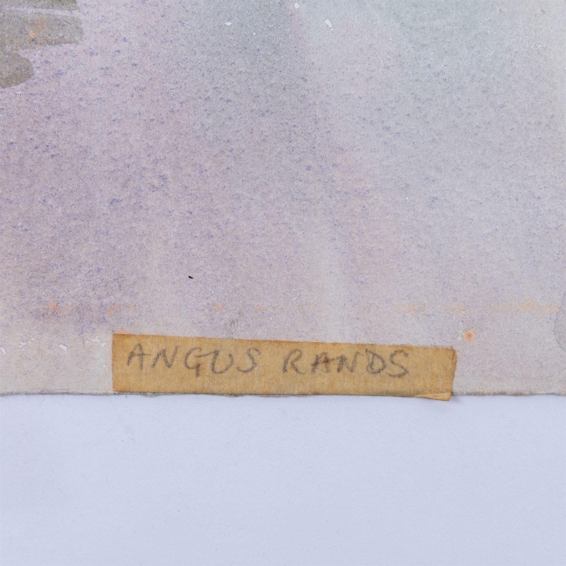 Angus Bernard Rands (British 1922-1985): Robin Hood's Bay and Country Scenes, three watercolours (one unframed painted recto and verso) signed, 34cm x 50cm