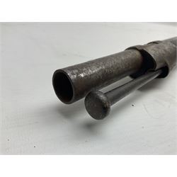 Early 19th century M.T. Wickham of Philadelphia flintlock musket, approximately .700 cal., the 104cm(41