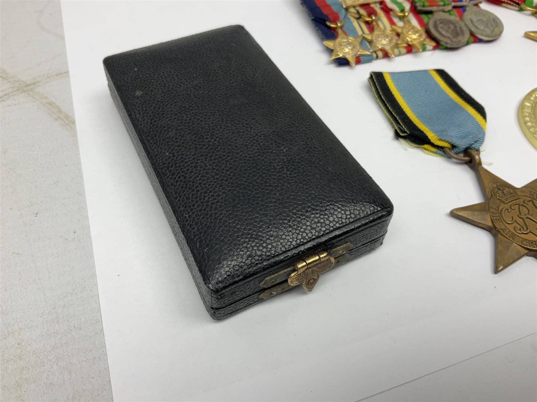 Gaunt & Son Territorial Force Nursing Service cape medal; cased; WW1 British War Medal and 1914-15 Star (names erased); two MID oak leaves; Polish and American medals; eight replica medals including VC, MM, Air Crew Europe Star etc and replica group of five WW2 miniatures etc